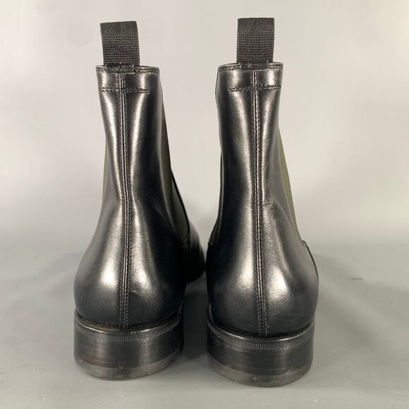 ALEXANDER MCQUEEN Size 8 Black Leather Chelsea Boots main image 7